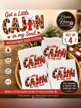 Got A Little Cajun In My Soul Hand Towel Set